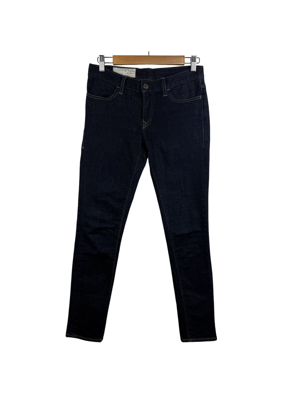 Imogene + Willie Jesse Jeans Size 26 Dark Wash Denim Skinny Ankle Low Rise USA